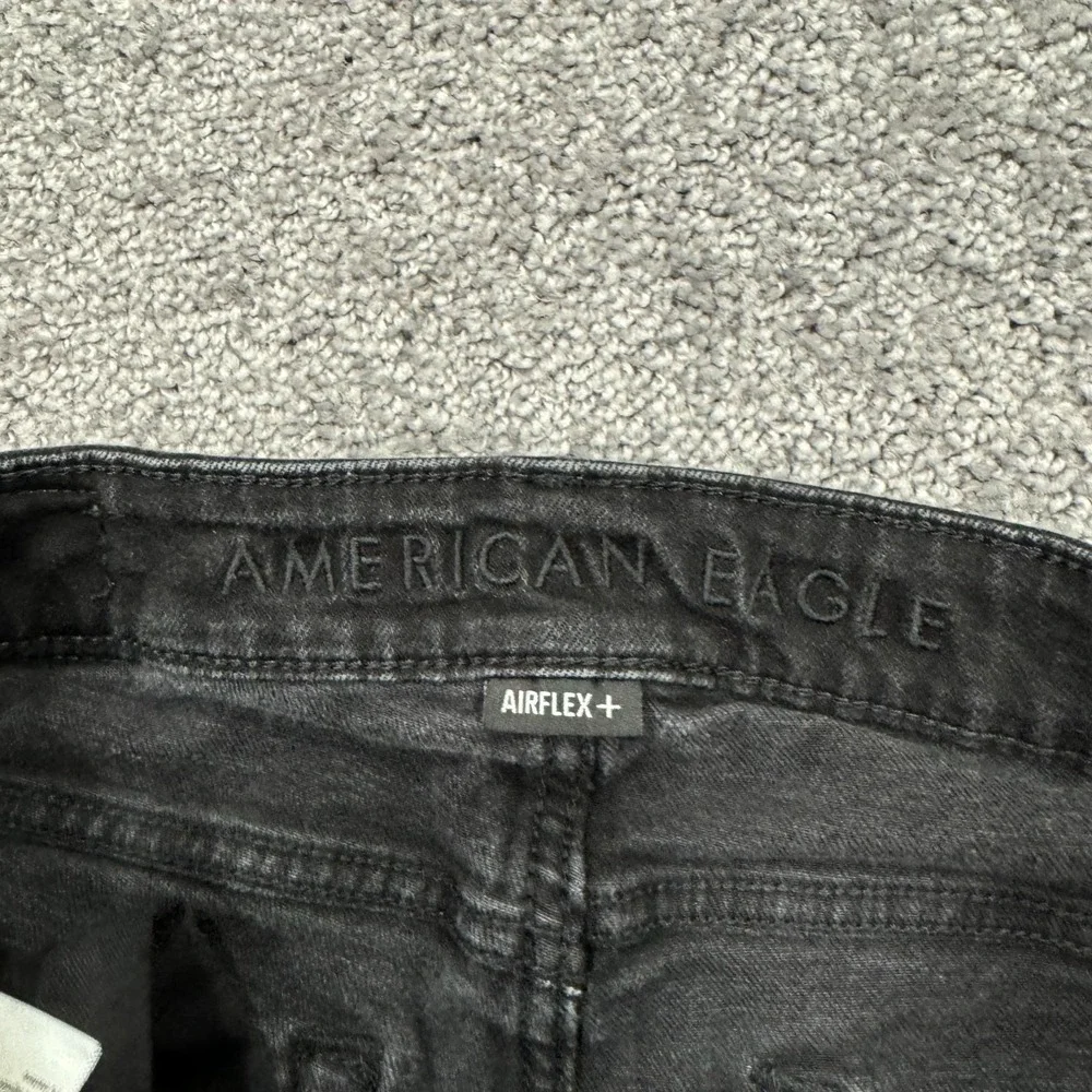 American Eagle Jeans Mens 30x34 Black Athletic Skinny Airflex+ Medium Wash Denim